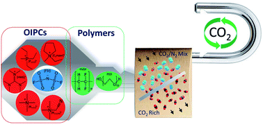 Graphical abstract: Exploring the influence of the cation type and polymer support in bis(fluorosulfonyl)imide-based plastic crystal composite membranes for CO2/N2 separation