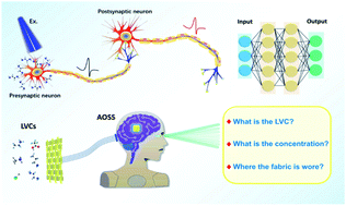 Graphical abstract: Wearable Eu@HOF luminescent fabric as a highly selective and sensitive optical synapse sensor for identification of six laboratory volatile compounds by neuromorphic computing