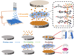Graphical abstract: Deposition behavior regulated by an SPSF@PMIA nanofiber separator for high-performance zinc ion batteries