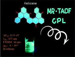 Graphical abstract: An S-shaped double helicene showing both multi-resonance thermally activated delayed fluorescence and circularly polarized luminescence