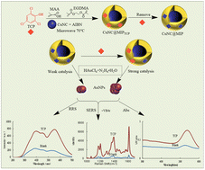 Graphical abstract: A new copper nanocluster surface molecular imprinted polymethacrylic acid probe for ultratrace trichlorophenol based on in situ-generated nanogold SPR effects