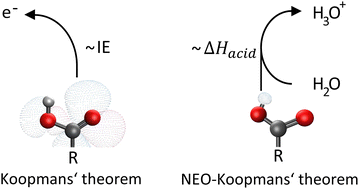 Graphical abstract: Koopmans' theorem for acidic protons