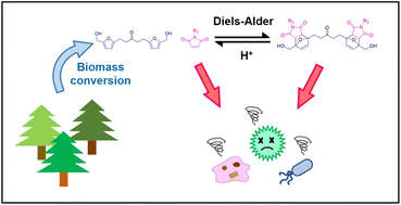 Graphical abstract: Controlling the toxicity of biomass-derived difunctional molecules as potential pharmaceutical ingredients for specific activity toward microorganisms and mammalian cells