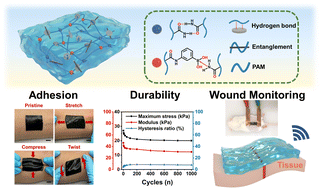 Graphical abstract: Nanocomposite conductive hydrogels with Robust elasticity and multifunctional responsiveness for flexible sensing and wound monitoring
