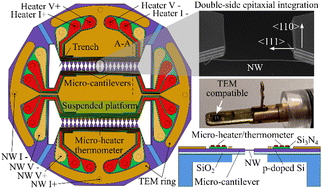 Graphical abstract: TEM-compatible microdevice for the complete thermoelectric characterization of epitaxially integrated Si-based nanowires