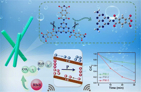 Graphical abstract: Organic piezocatalyst polyimide: molecular structure tailoring and robust built-in electric field