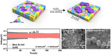 Graphical abstract: Selective control of sharp-edge zinc electrodes with (002) plane for high-performance aqueous zinc-ion batteries
