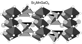 Graphical abstract: Synthesis and structure of SrMnGaO, a new layered manganese oxide