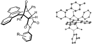 Graphical abstract: Non-hydroxylic clathrate hosts of [4 + 2]π cycloadducts of phencyclone and N-arylmaleimides: recognition of aromatic guests