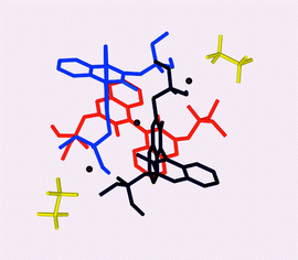 Graphical abstract: Self-assembly of a stereoselective trinuclear sodium/lithium triple helix