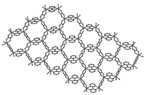 Graphical abstract: Oxalate and 2,2′-bipyrimidine as bis-chelating ligands in the honeycomb layered compound {[Fe2(bpym)(ox)2]·5H2O}n