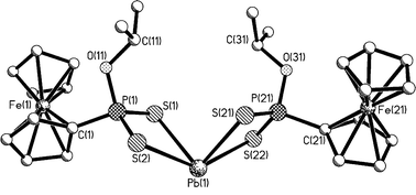 Graphical abstract: Synthesis and structure of [Fc(RO)PS2]− complexes