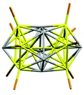 Graphical abstract: A new 19-metal-atom cluster [(Me2PhP)10Au12Ag7(NO3)9] with a nearly staggered–staggered M5 ring configuration