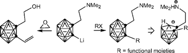 Graphical abstract: Synthesis and structural characterization of mono- and bisfunctional o-carboranes