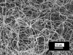 Graphical abstract: Facile catalytic growth of cyanoacrylate nanofibers