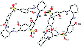 Graphical abstract: Synthesis and crystal structure of [2 + 2] calixsalens
