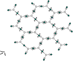 Graphical abstract: New coordination polymer networks based on copper(ii) hexafluoroacetylacetonate and pyridine containing building blocks: synthesis and structural study