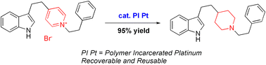 Graphical abstract: Practical access to the polymer incarcerated platinum (PI Pt) catalyst and its application to hydrogenation