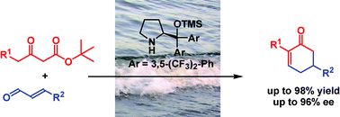 Graphical abstract: A simple asymmetric organocatalytic approach to optically active cyclohexenones