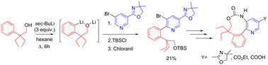 Graphical abstract: A new synthetic approach to biaryls of the rhazinilam type. Application to synthesis of three novel phenylpyridine-carbamate analogues