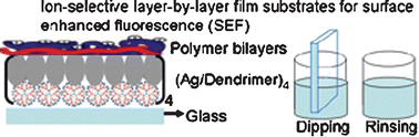 Graphical abstract: Selective surface-enhanced fluorescence and dye aggregation with layer-by-layer film substrates