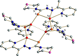 Graphical abstract: Synthesis, reaction and structure of a highly light-stable silver(i) cluster with an Ag4S4N4 core having a tridentate 4N-morpholyl 2-acetylpyridine thiosemicarbazone ligand: Use of water-soluble silver(i) carboxylates as a silver(i) source