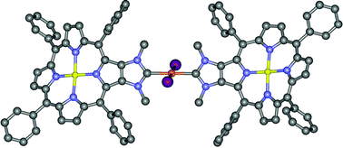 Graphical abstract: Synthesis and structural characterisation of the first N-heterocyclic carbene ligand fused to a porphyrin