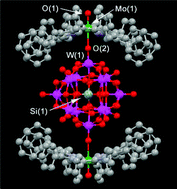 Graphical abstract: A discrete conglomerate of a distorted Mo(v)-porphyrin with a directly coordinated keggin-type polyoxometalate