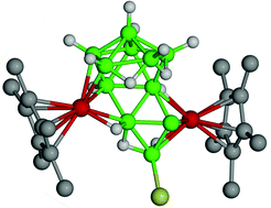 Graphical abstract: Macropolyhedral boron-containing cluster chemistry. The unique nido-five-vertex-〈B2〉-nido-ten-vertex conjuncto structure of [(η5-C5Me5)2Rh2B11H15] via an unexpected cluster-dismantling