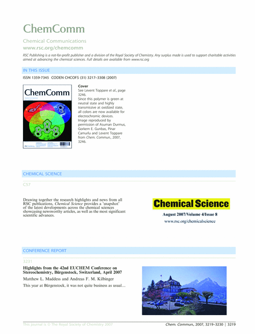 Contents and Chemical Science