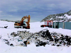 Graphical abstract: Assessment of metal contamination using X-ray fluorescence spectrometry and the toxicity characteristic leaching procedure (TCLP) during remediation of a waste disposal site in Antarctica