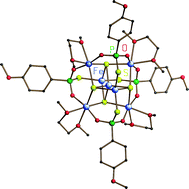 Graphical abstract: Cleavage of P–S bonds and oxygenation by a trinuclear iron carboxylate: Synthesis and structures of iron clusters containing group 15/16 anions