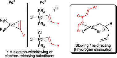 Graphical abstract: π-Acidic alkene ligand effects in Pd-catalysed cross-coupling processes: exploiting the interaction of dibenzylidene acetone (dba) and related ligands with Pd(0) and Pd(ii)
