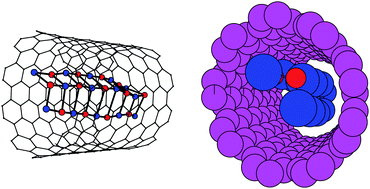 Graphical abstract: The filling of flexible carbon nanotubes by molten salts