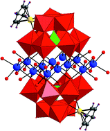 Graphical abstract: Synthesis and crystal structure of pseudo-sandwich-type heteropolytungstates functionalized by organometallic ruthenium(ii)