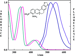 Graphical abstract: Solvent effect on the UV/Vis absorption and fluorescence spectroscopic properties of berberine