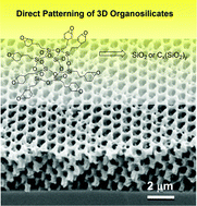 Graphical abstract: Direct fabrication of 3D silica-like microstructures from epoxy-functionalized polyhedral oligomeric silsesquioxane (POSS)