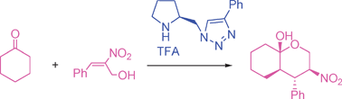 Graphical abstract: Enantiopure cycloalkane fused tetrahydropyrans through domino Michael–ketalizations with organocatalysis
