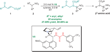 Graphical abstract: Highly enantioselective organocatalytic Michael addition of nitroalkanes to 4-oxo-enoates