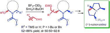 Graphical abstract: One-pot cross-coupling of N-acyl N,O-acetals with α,β-unsaturated compounds