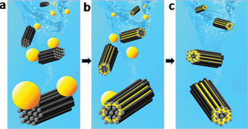 Graphical abstract: Agitation induced loading of sulfur into carbon CMK-3 nanotubes: efficient scavenging of noble metals from aqueous solution