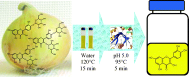 Graphical abstract: Exploring the possibility of using a thermostable mutant of β-glucosidase for rapid hydrolysis of quercetin glucosides in hot water