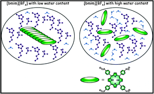 Graphical abstract: J-aggregation of ionic liquid solutions of meso-tetrakis(4-sulfonatophenyl)porphyrin
