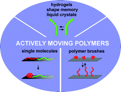 Graphical abstract: Actively-moving materials based on stimuli-responsive polymers
