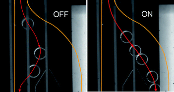 Graphical abstract: Thermocapillary actuation by optimized resistor pattern: bubbles and droplets displacing, switching and trapping