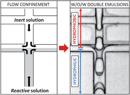 Graphical abstract: Patterning microfluidic device wettability using flow confinement