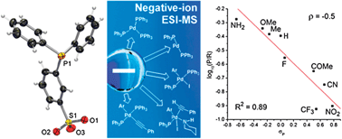Graphical abstract: Direct observation of key intermediates by negative-ion electrospray ionisation mass spectrometry in palladium-catalysed cross-coupling
