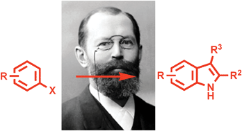 Graphical abstract: A two step route to indoles from haloarenes—a versatile variation on the Fischer indole synthesis