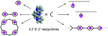 Graphical abstract: Advances in the field of π-conjugated 2,2′:6′,2″-terpyridines