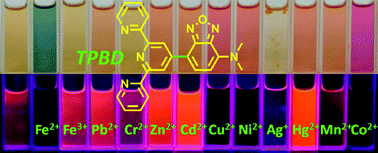 Graphical abstract: A novel terpyridine/benzofurazan hybrid fluorophore: metal sensing behavior and application